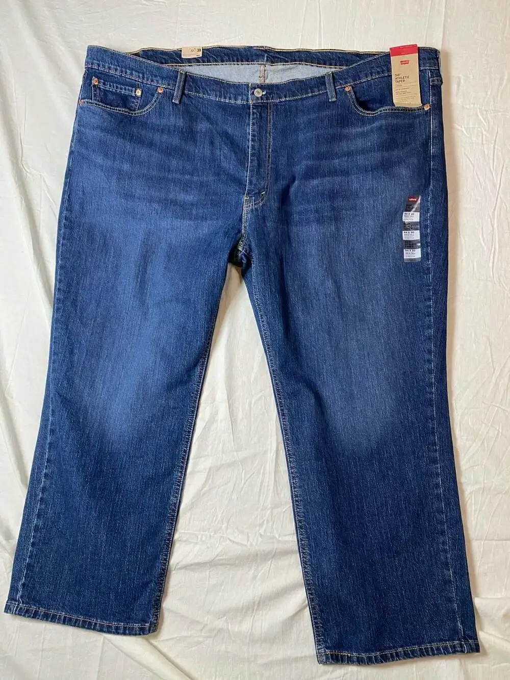 Levi's 541 Athletic Taper Jeans 54 x 30 Big & Tall Stretch (1317)
